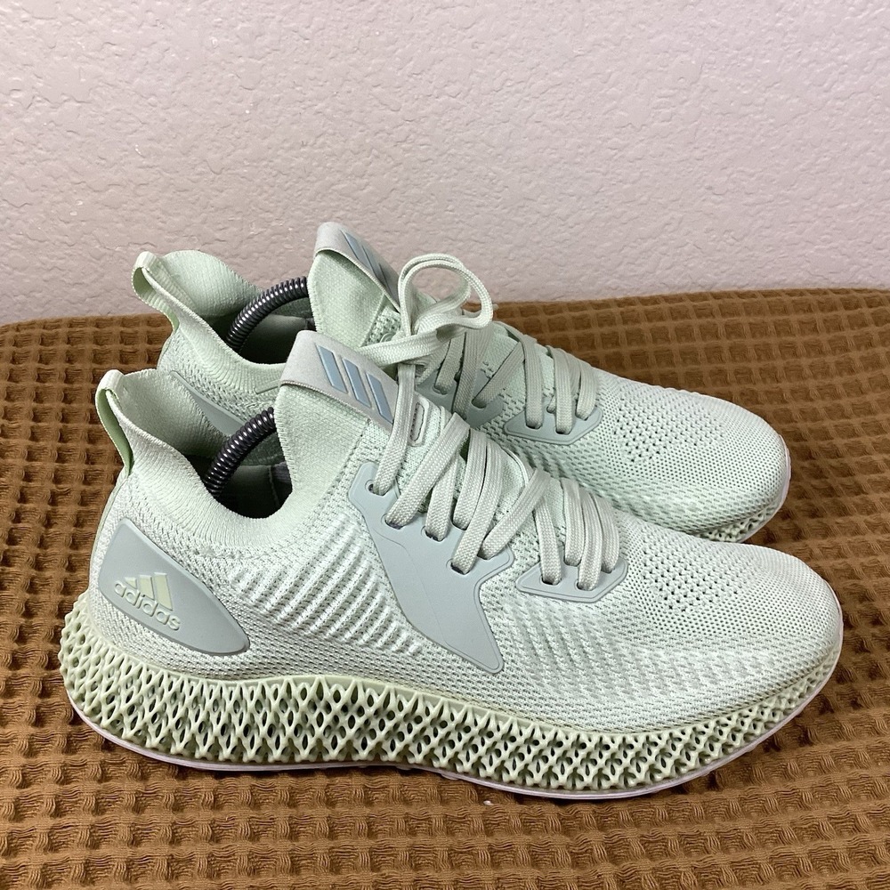 Adidas Parley x AlphaEdge 4D Aero Green EE5199 Men's Size 9.5 Shoes Sneakers